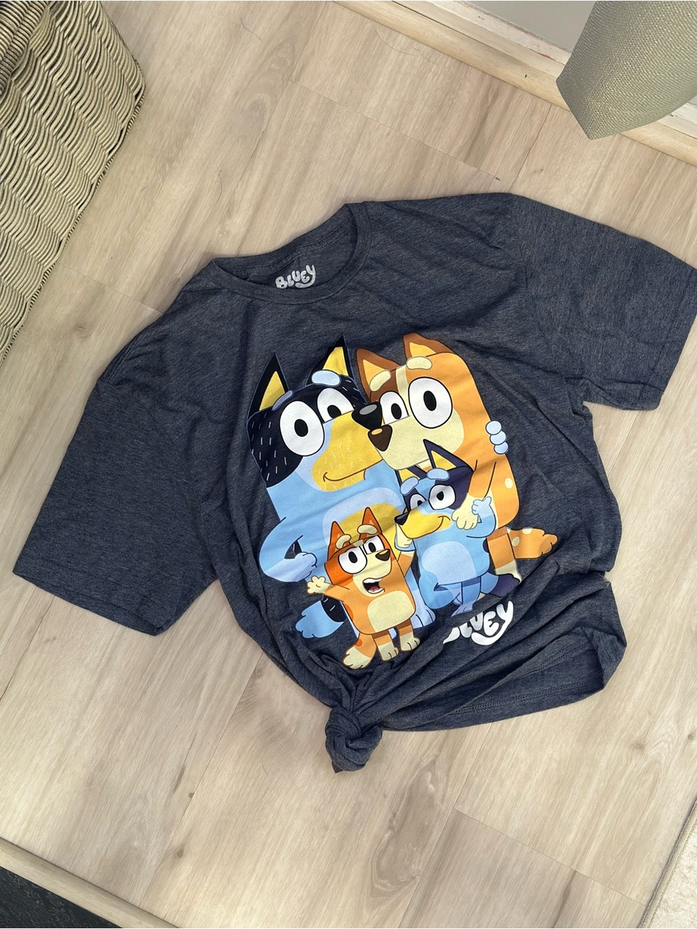 Bluey Family Graphic T-Shirt Men’s L Unisex Oversized Tee